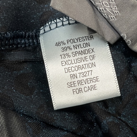 Simply Vera Wang Top Womens XL Dark Burnout Velvet Long‎ Tunic Fairy Whimsigoth - Picture 8 of 9